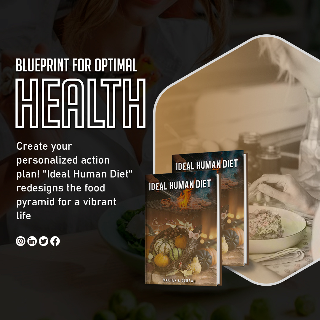 DubeauKernD's tweet photo. Blueprint for Optimal Health

Create your personalized action plan! "Ideal Human Diet" redesigns the food pyramid for a vibrant life.

#EmpoweredLiving #HealthTips #NutritionTips
#DietaryEducation #InspiringInterviews
#NutritionExperts #IntermittentFasting https://t.co/lQ9TFWr9P6