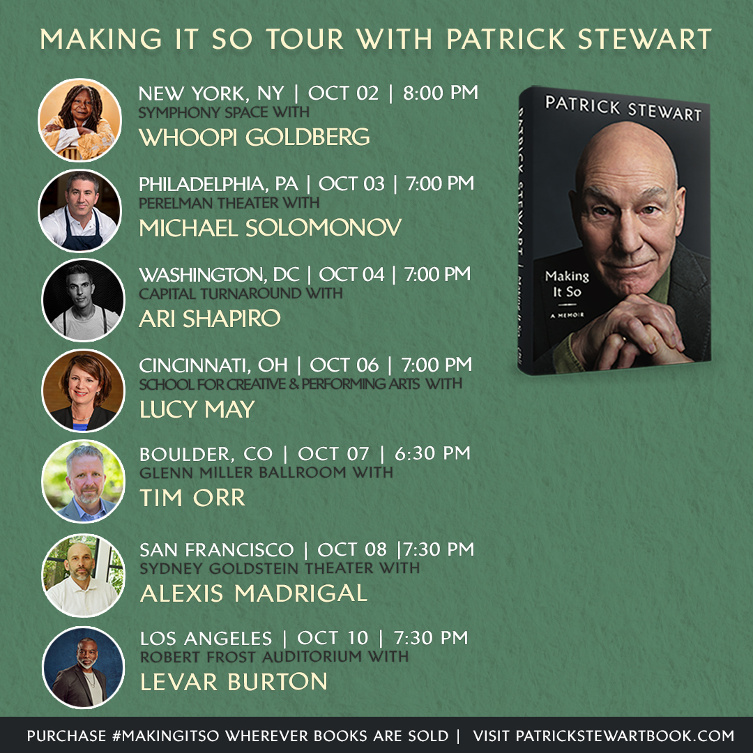I’m pleased to share the moderators for my #MakingItSo book tour in the US, and sending a sincere thank you to all of you for purchasing tickets. The events are sold out, however, you can still purchase virtual tickets for the conversation in Los Angeles with the great