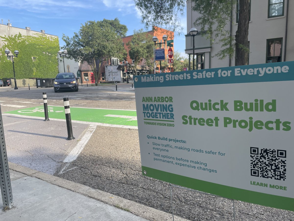A2GOV's tweet photo. Help the City understand how our quick build transportation projects are working for you! Survey will take 4 minutes and will also help guide future efforts. Thank you! https://t.co/wKltJoh7iN https://t.co/qpUIN6eEpj