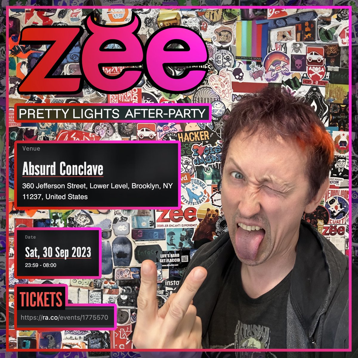 Hey there! See you after the <a href="/PrettyLights/">PL</a> show?