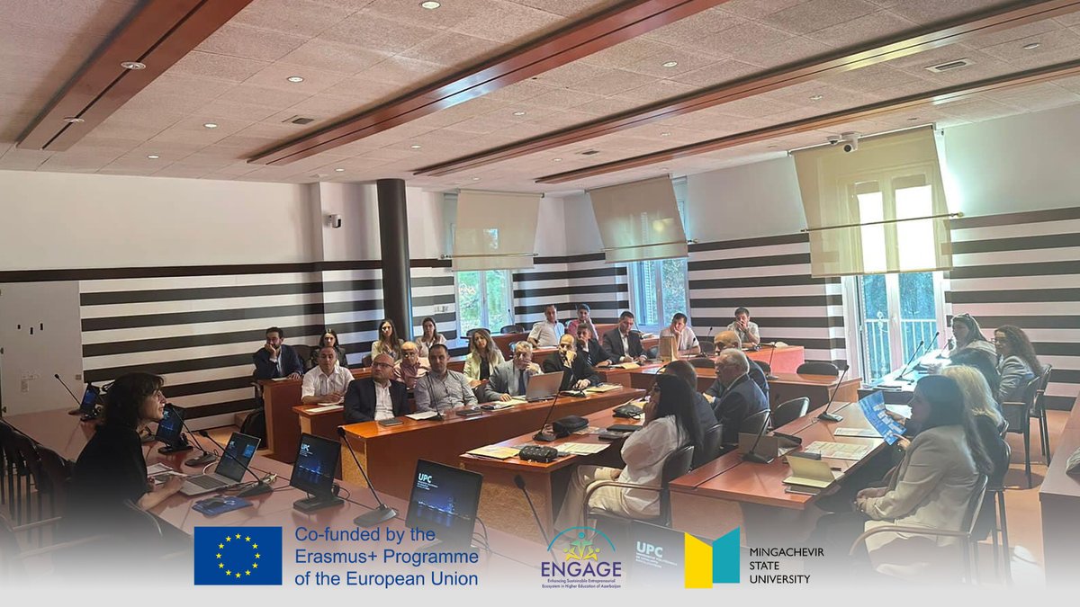 MDUeduaz's tweet image. #ENGAGE #ErasmusPlusProject
📷 MDU-nun koordinatoru olduğu Erasmus+ layihəsinin növbəti təlimlərinə start verilib
📷 Ətraflı: mdu.edu.az/engage_28-09-2…
#MDU #MingəçevirDövlətUniversiteti
#ENGAGEProject #ErasmusPlusProjectAZE
#MDUKoordinatorluğu #NövbətiTəlimlər