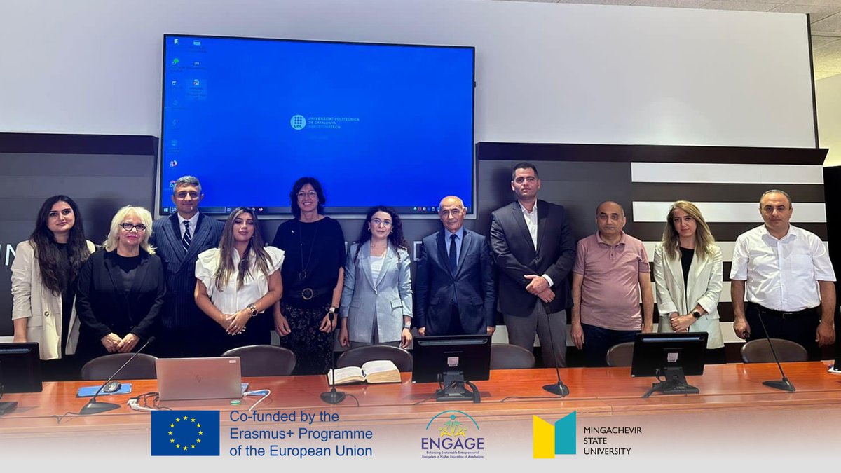 MDUeduaz's tweet image. #ENGAGE #ErasmusPlusProject
📷 MDU-nun koordinatoru olduğu Erasmus+ layihəsinin növbəti təlimlərinə start verilib
📷 Ətraflı: mdu.edu.az/engage_28-09-2…
#MDU #MingəçevirDövlətUniversiteti
#ENGAGEProject #ErasmusPlusProjectAZE
#MDUKoordinatorluğu #NövbətiTəlimlər