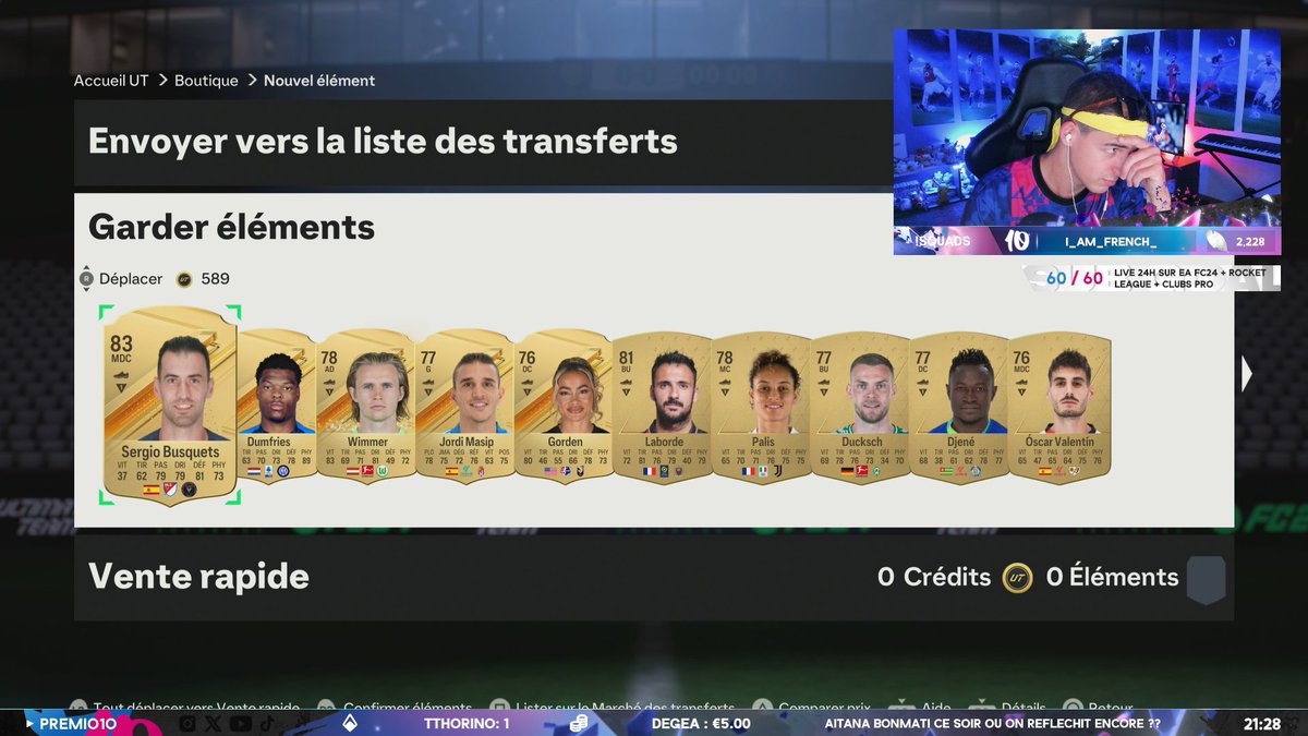 10Premio's tweet photo. Les amis..... Les amis......

Je n'ai pas les mots. Par cette présente, je tiens à vous signaler que le sub goal a été EXPLOSÉ/OBLITÉRÉ en l'espace de 3 minutes. Le live passera donc à 24H, et nous assisterons au début du plus grand club de l'histoire : le FC BAGARREEEEEEEEEEE 🥊 https://t.co/ekdx3paBw6