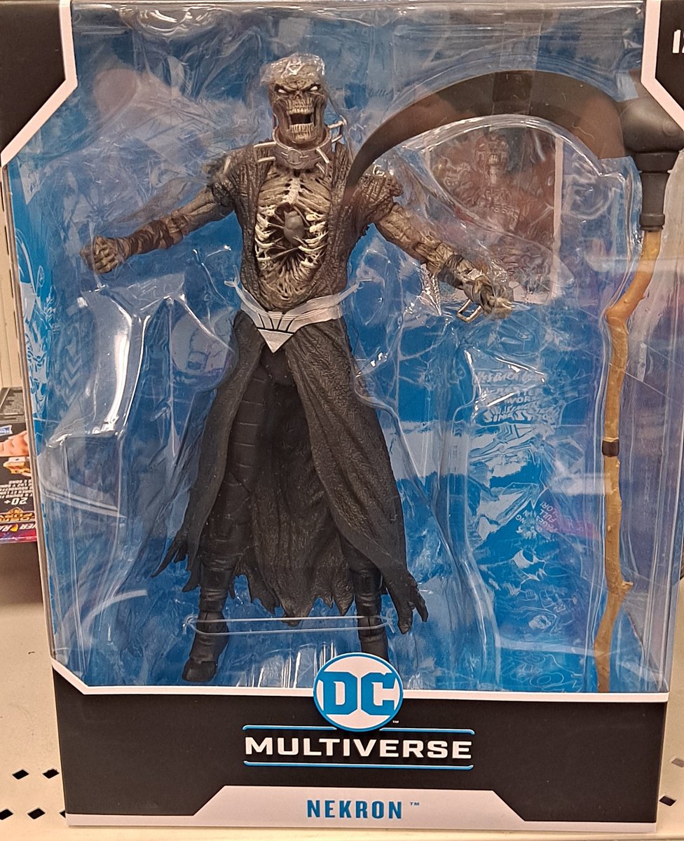 CommanderDB's tweet image. I definitely wasn't expecting to see this figure in Target.
Though, to be fair, I didn't even know who Nekron was before @Linkara19's comic review. Blackest Night, I believe.