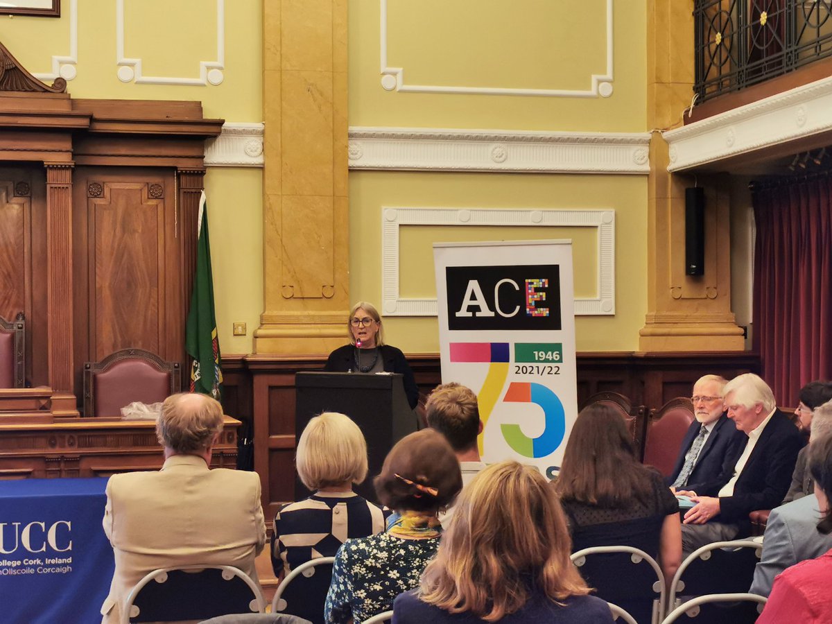 A warm thank you to Dr Josephine Finn of <a href="/MaynoothUni/">Maynooth University</a> for her incredible lecture this evening sparking debate on what kind of future we want to build and the role of education in building that future. AI, technology, community and communication at the heart of the debate.