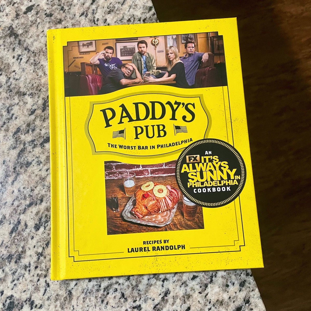 If you've ever wanted to try any of the iconic recipes from @alwayssunny, Paddy's Pub is the book for you! Grab your copy and dazzle your friends with Milk Steak (raw jellybeans on the side) or Rum Ham today.