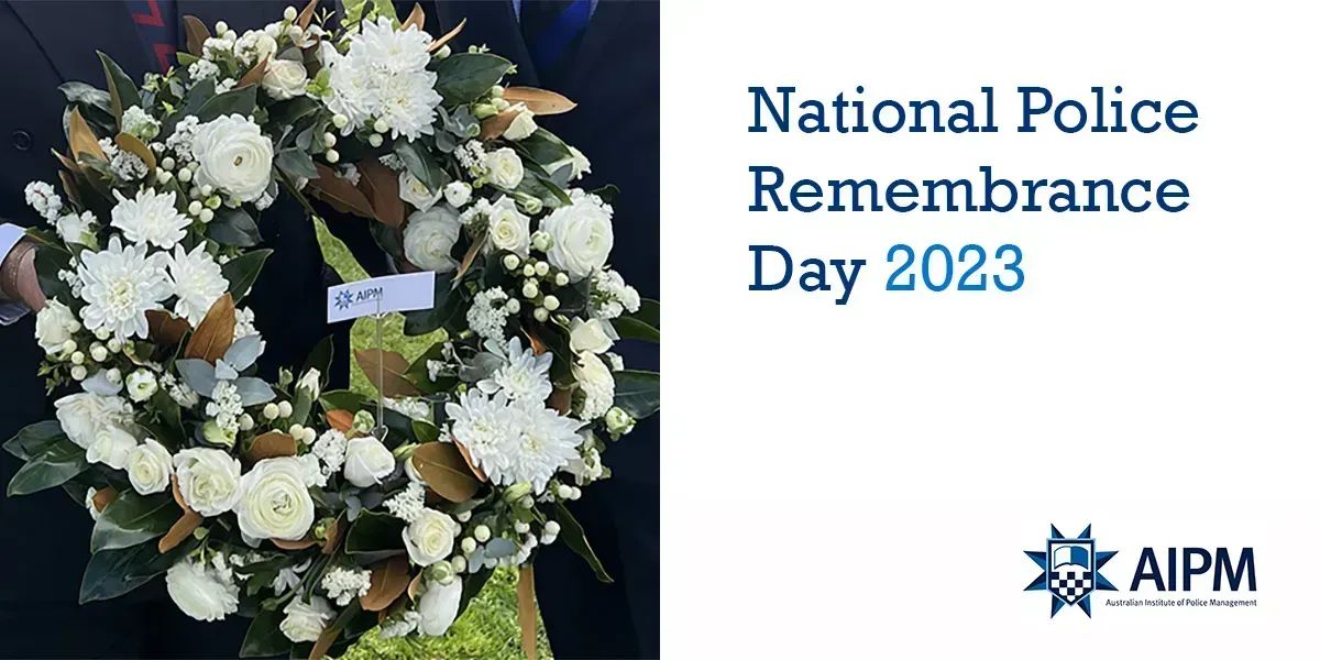 AIPMManly's tweet photo. We acknowledge the sacrifice and service of all Police who have paid the ultimate price to preserve our safety and security. 

We acknowledge the families left behind and assure them that we will never forget.

Hasten the Dawn. https://t.co/gnXjhC8e8q