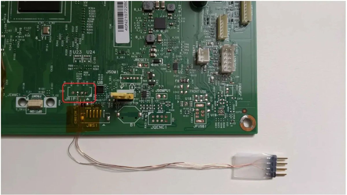 0xor0ne's tweet photo. Two part series on extracting, analysing and exploiting the firmware of a Lexmark MC3224i printer
Credits @NCCGroupInfosec 

Extracting the printer firmware: https://t.co/srZwnZvmno
Exploiting the printer https://t.co/YOkGYoJphB

#iot #embedded #infosec https://t.co/leSRLpGewO