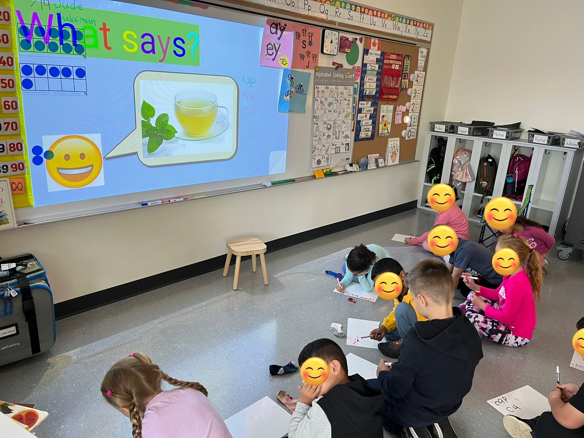 Eunok_Jade_Kim's tweet image. If I can say it, I can write it! We are working on writing the sounds we hear @westbedfordPP_8 . We were showing the sounds on our fingers and writing the letters that represents those sounds. #encoding #grapheme phoneme correspondence #word work