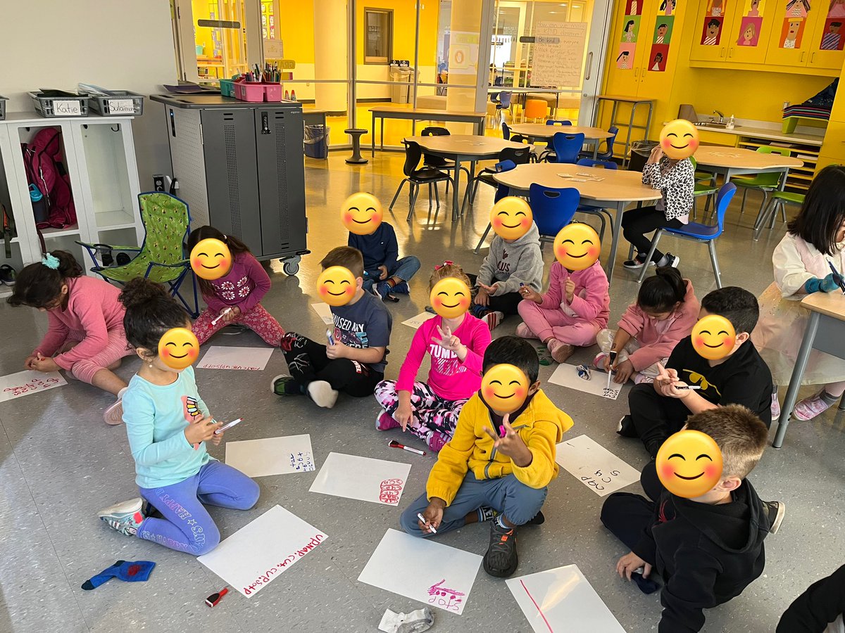 Eunok_Jade_Kim's tweet image. If I can say it, I can write it! We are working on writing the sounds we hear @westbedfordPP_8 . We were showing the sounds on our fingers and writing the letters that represents those sounds. #encoding #grapheme phoneme correspondence #word work