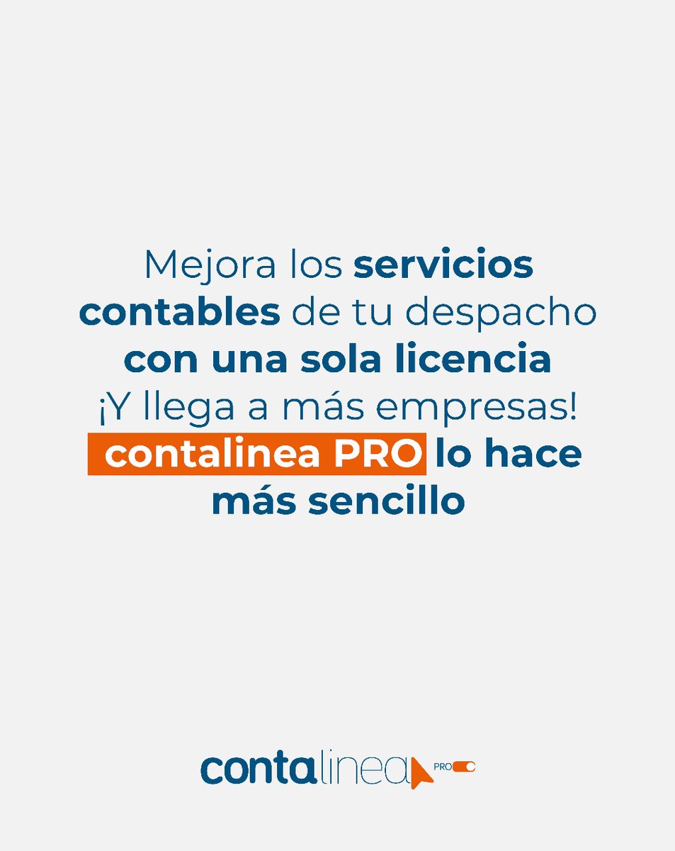 contalinea's tweet photo. Tú siendo un gran contador, contalinea PRO con los mejores beneficios, no sé, piénsalo… 😎

Recuerda que el mejor momento para incrementar tu cartera de clientes, ¡es ahora! 🙌🏼✨

➡️ https://t.co/LAxmXoNyQG

#Contabilidad #Contador #PlataformaContable https://t.co/w5tzdbycfq