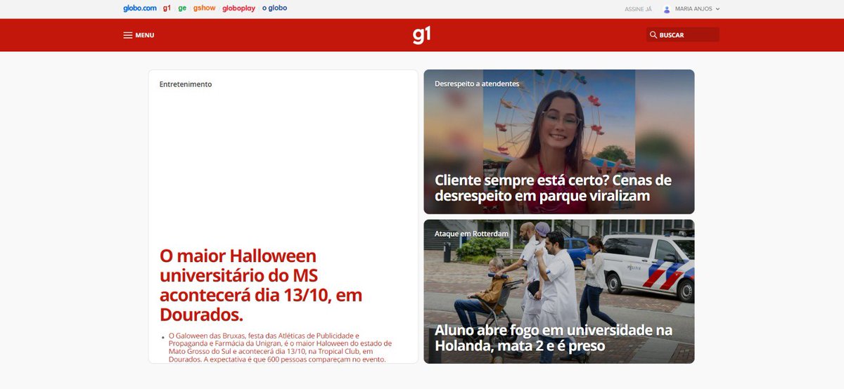 midiaticapp's tweet photo. NOTÍCIA QUENTINHA!!! Eu não duvidaria do G1 se fosse vocês!

Brotem no melhor 🐔🧙🏻‍♀️ https://t.co/VJU32yDLtI