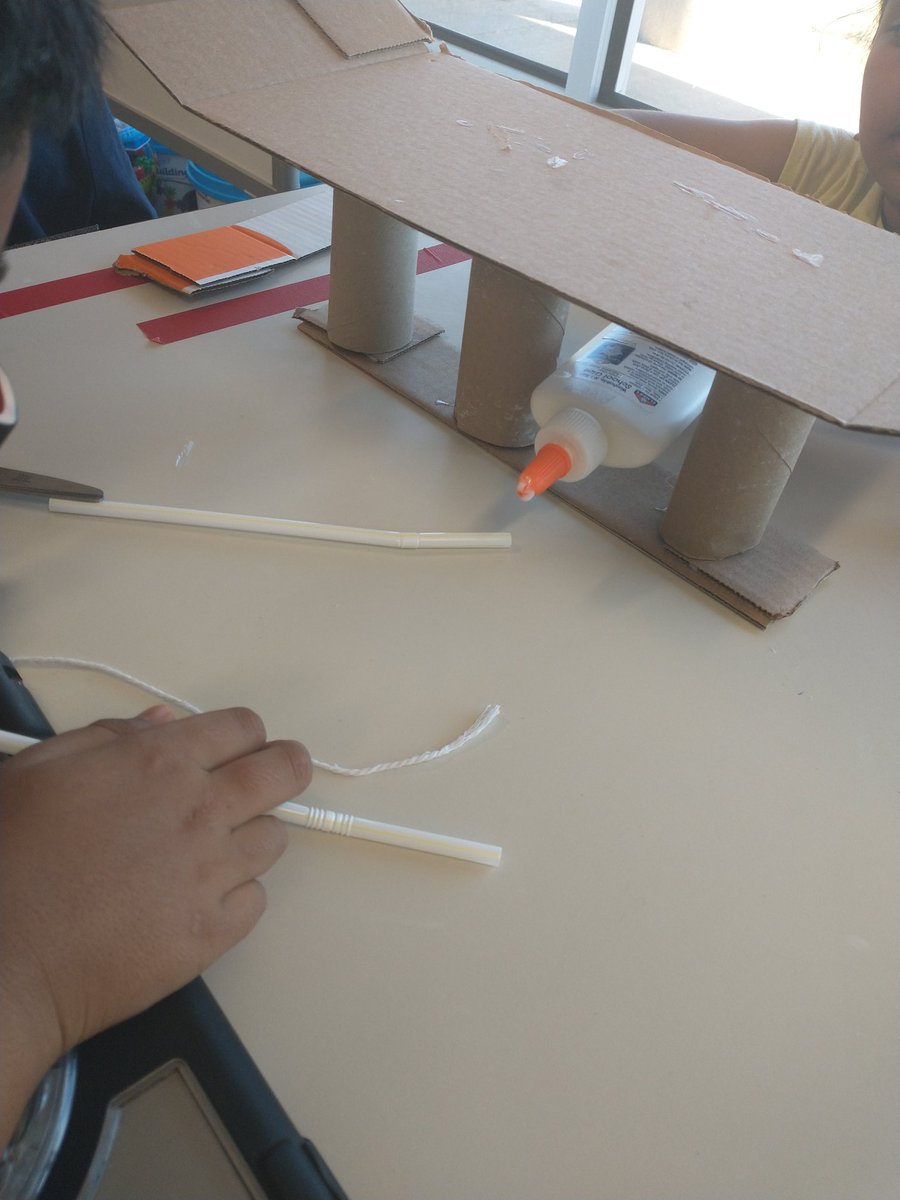 2nd grade began creating their bridges today. They have designed a bridge for a BeeBot to drive over. It'll be fun next time to see how successful they are and what improvements can be made. <a href="/CRECoyotes/">Canyon Ranch Elementary</a> #enginneeringdesignprocess #CISDMissionPossible