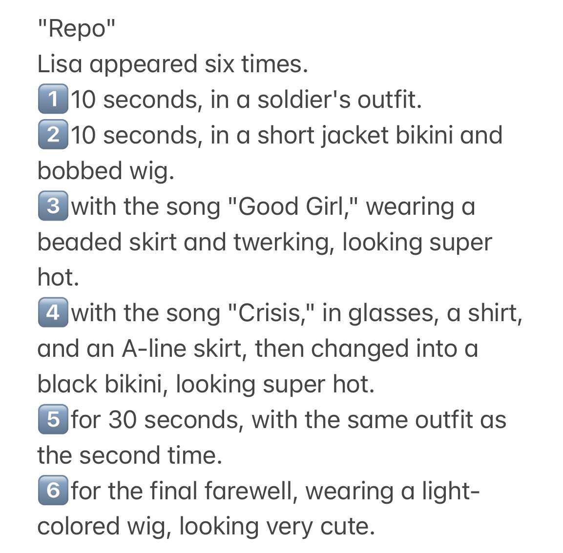 Lisa Crazy Horse Repo:

LALISA CRAZY GIRL SHOW
#LISAxCRAZYHORSEPARIS