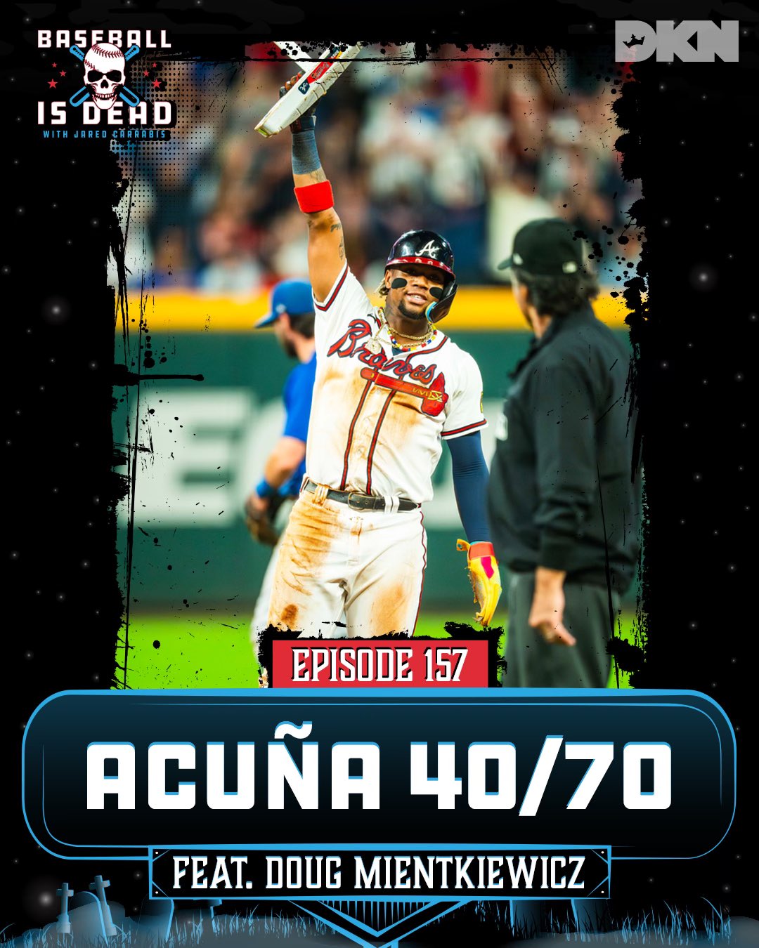 Baseball Is Dead on X: Acuña Jr. became the first 40/70 player in MLB  history and the Braves delayed the game in the 10th to run a montage. We  get Cubs play-by-play