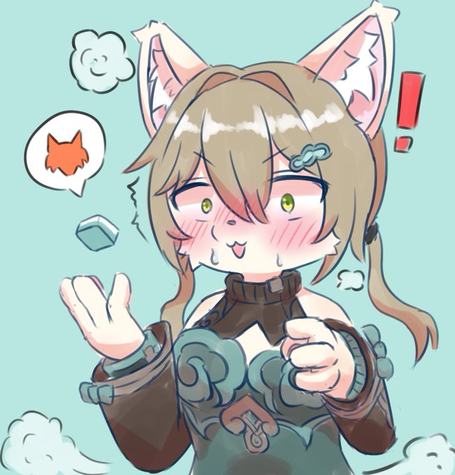 牌を打つとケモになる病 