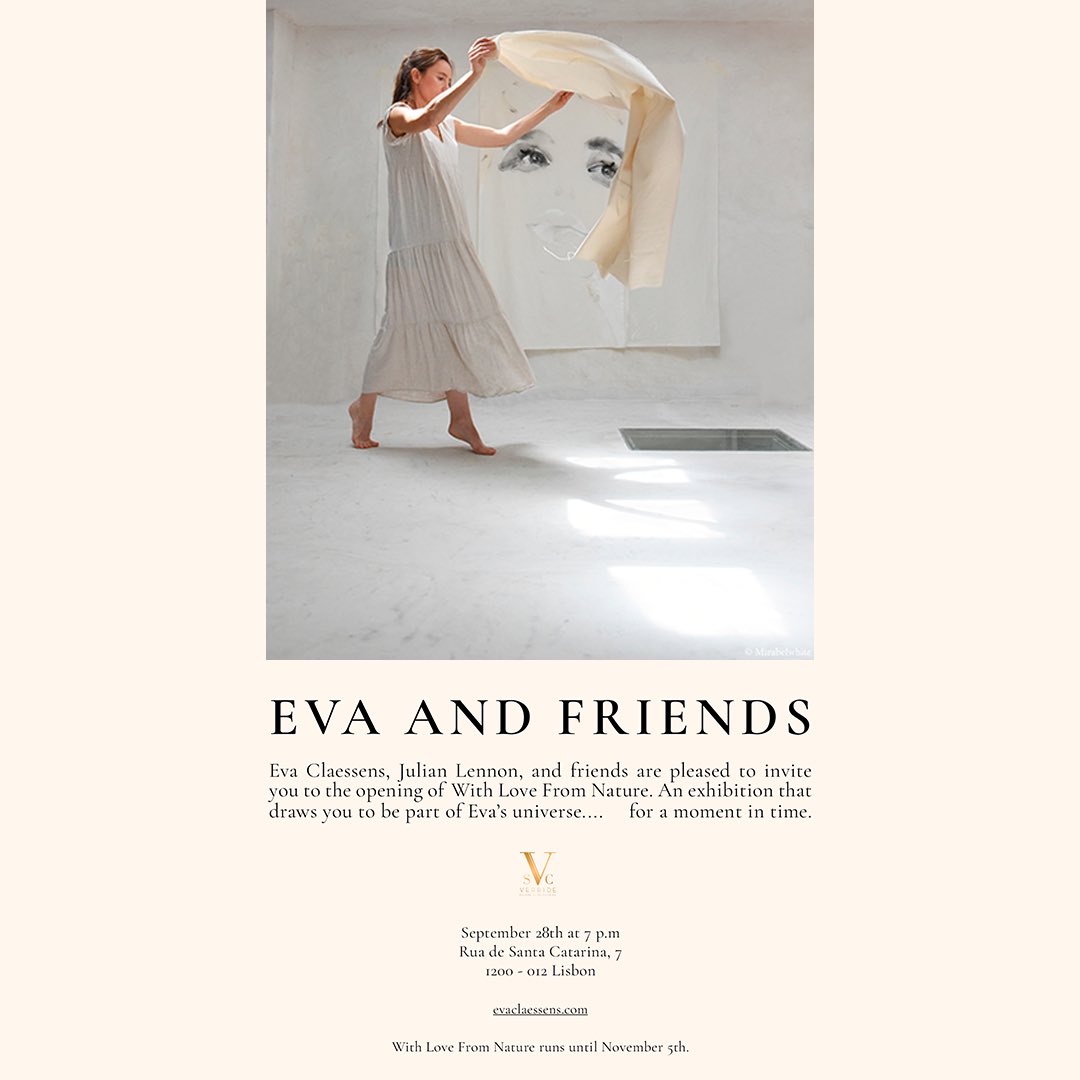 JulianLennon's tweet image. I am so thankful to share a specially curated selection of my fine art photography in my dear friend Eva Claessens’ exhibit, 'Eva Claessens &amp;amp; Friends - With Love From Nature' — on display now, in Lisbon, Portugal. 

CRIATURA – Verride Palácio de Santa Catarina
Through November 5,…