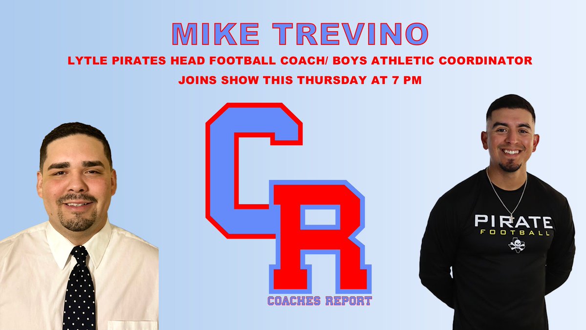 Tonight at 7 CST. Tune in to listen to Head Coach Mike Trevino of <a href="/lytleisd/">Lytle ISD</a>  to discuss his approach into turning around the Lytle Football program and making history. youtube.com/channel/UCDShh…
