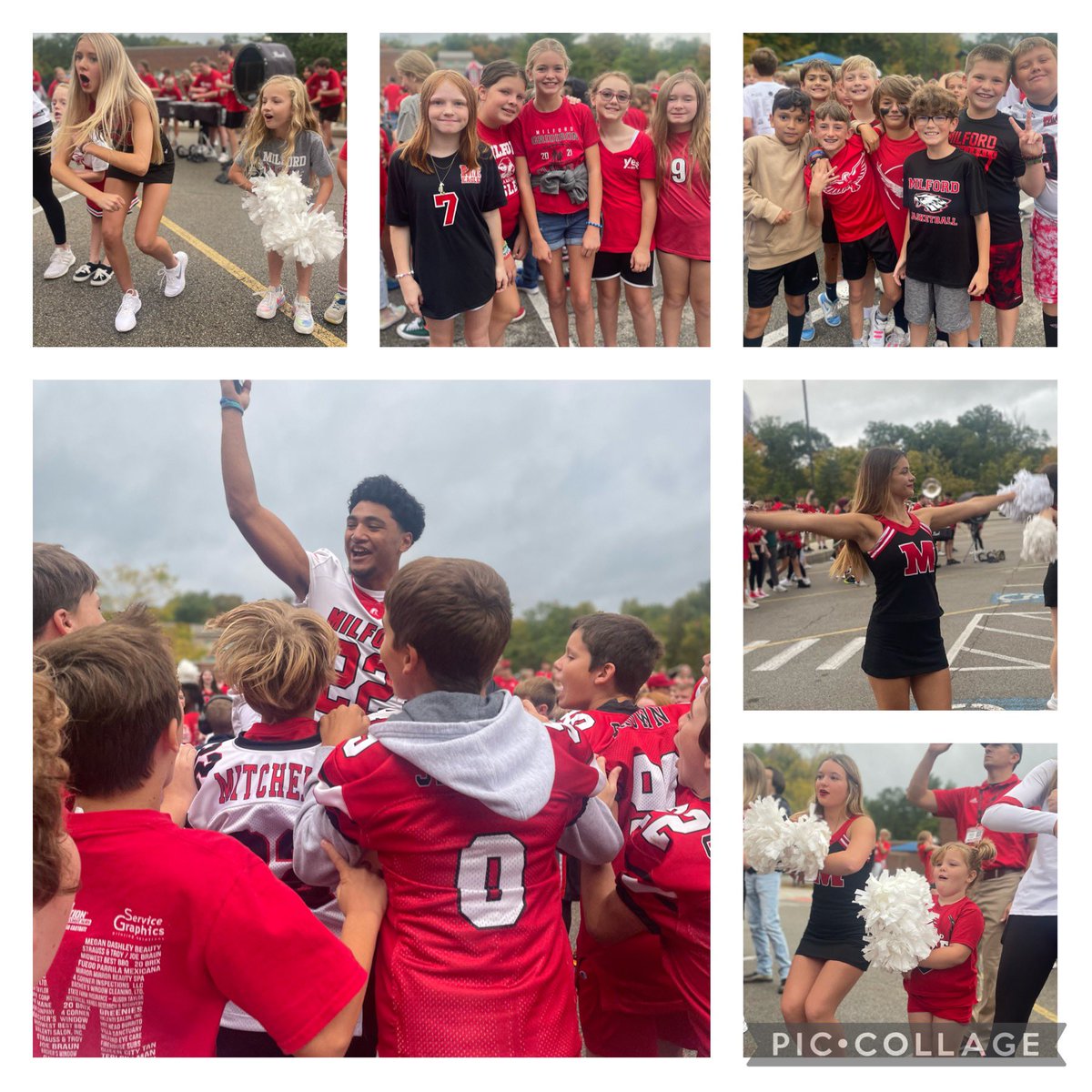 We loved celebrating our school spirit today! Thank you Milford Eagle Athletics for bringing the pep rally to BES. GO EAGLES! 

#WeAreMILFORD