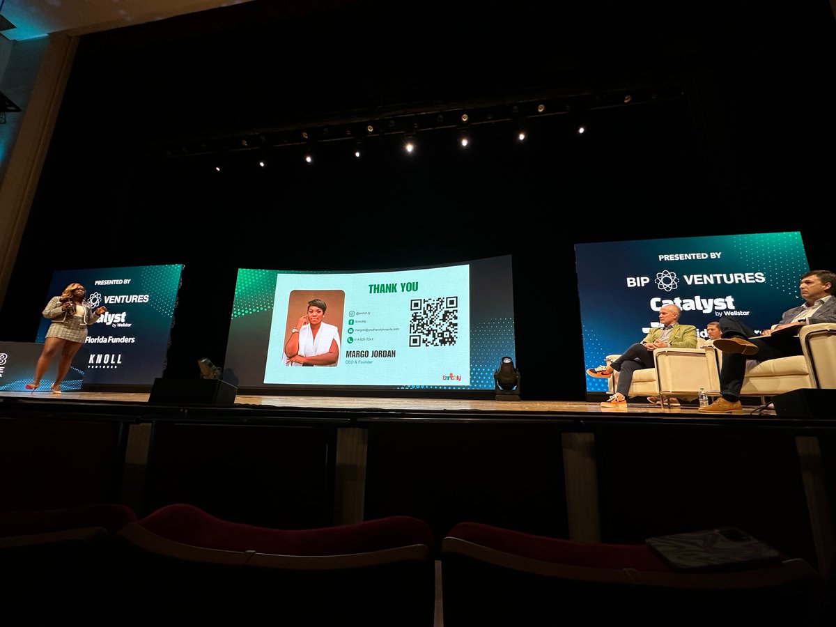 Just listening to the passion that <a href="/margopatrice/">SheLovesYou</a>, Founder of <a href="/enrich_ly/">Enrichly</a>, has during her pitch is bettering our self-esteem!👏 

Amazing job, Margo — #VA2023 is lucky to have you!🔥