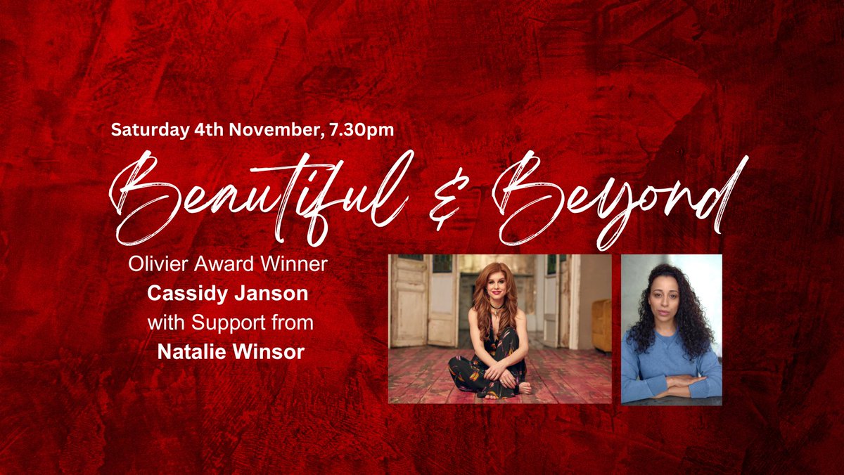 #News: 'Beautiful and Beyond' We're holding a charity gig with @cassidyjanson from @julietmusical with support from @NatalieWinsor. Book Now via BradeyMillsEvents.co.uk 🎟️ Tickets £28.00 (plus fees) Venue: @burdallsyard_ 📅 4/11/23 at 7.30pm.