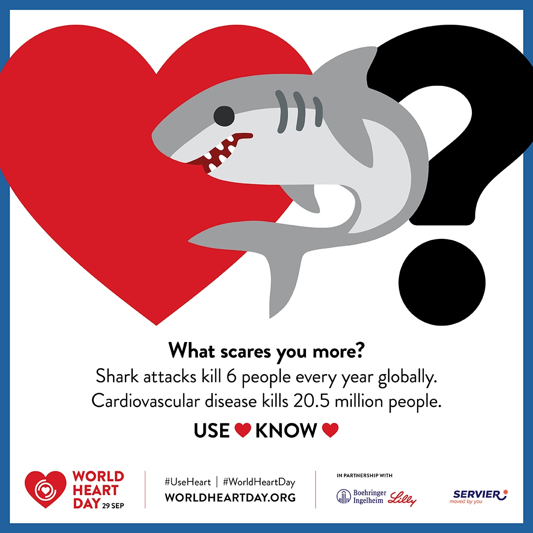 Today is #WorldHeartDay 

Cardiovascular disease is the world's leading cause of death. 

By making small changes to our lifestyle – what we eat and drink, how much we exercise, and how we manage stress – we can better manage our heart health.