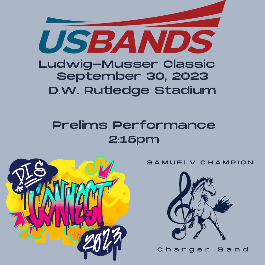 Champion Charger Band competes @usbandsofficial this Saturday!!! Come out and support #thebeststudentsinthestate!!!! @SamChampionHS @championchargerband @boernefinearts @boerneisd