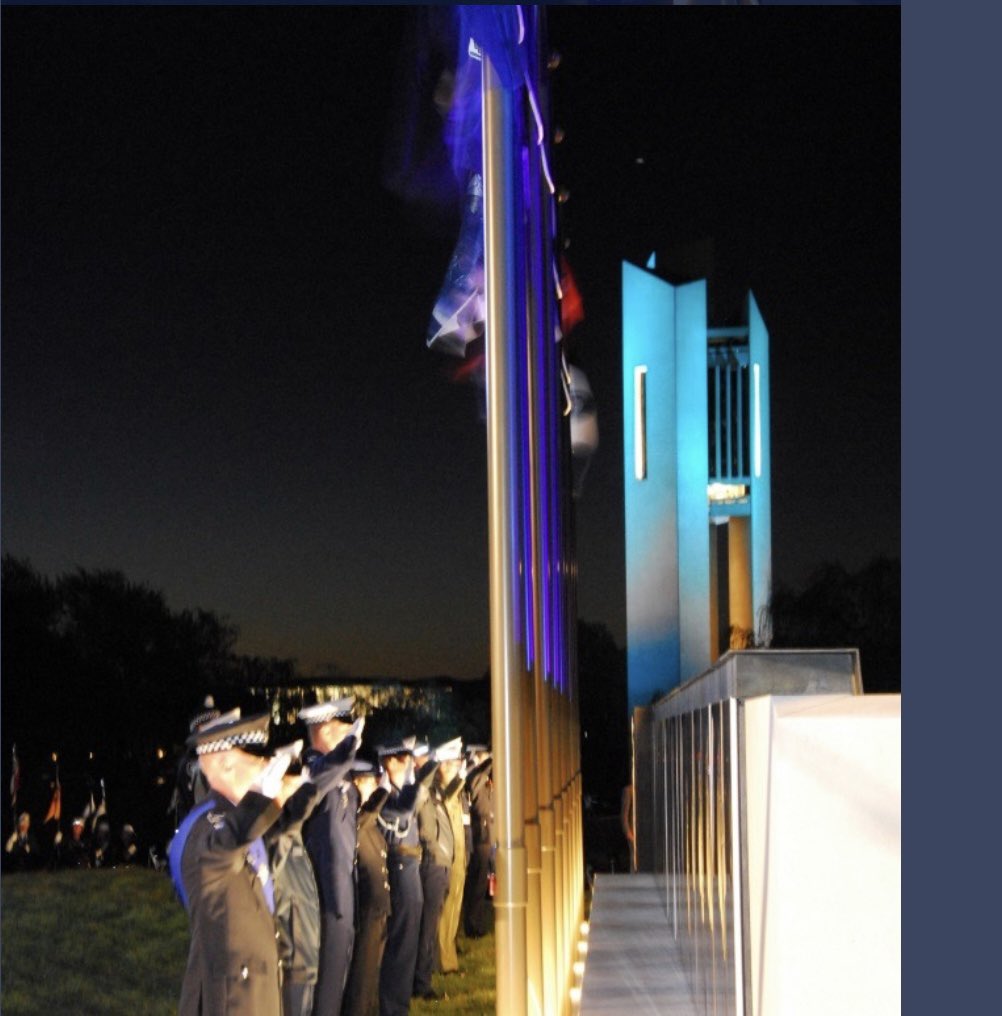 National Police Remembrance day is being commemorated around the country this morning with individual jurisdiction services culminating in a National service this afternoon at the National Police Memorial. We will always remember. Hasten the dawn.