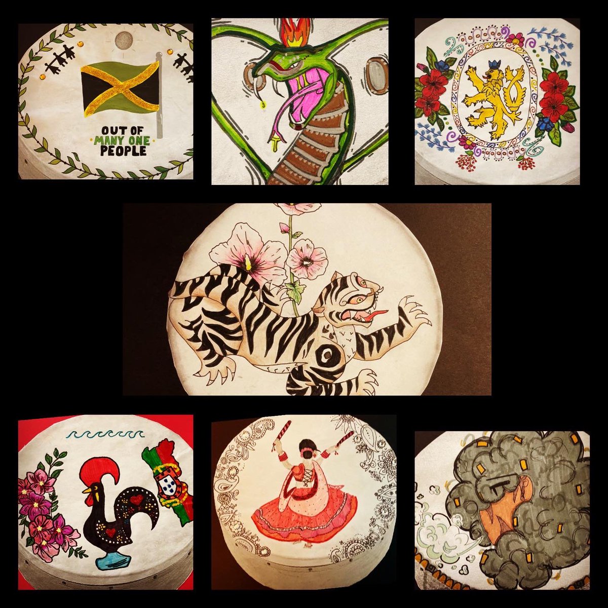 mrsivanacameron's tweet photo. Drumming is the heartbeat of Mother Earth #sacreddrum #religionart #connectoself #identity @assumptionlion https://t.co/OAH4537Jyy