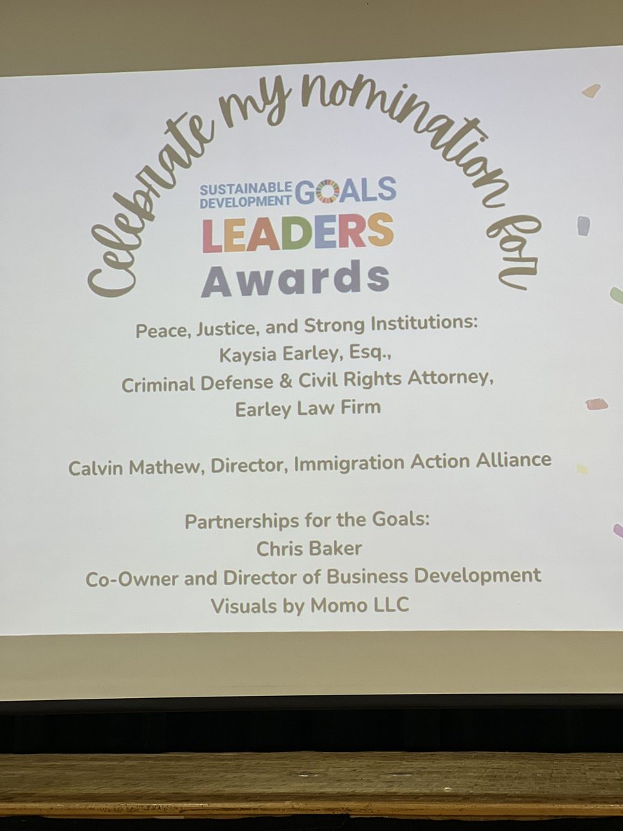 visualsbymomo's tweet photo. Chris Krispy Baker was honored today at the Sustainable Development Goals Leaders Awards today as a Nominee!!!  It was an amazing honor to be recognized.

Thank you!

#UNABroward #SDGsBroward #bethechange https://t.co/xz9sVn7rEC