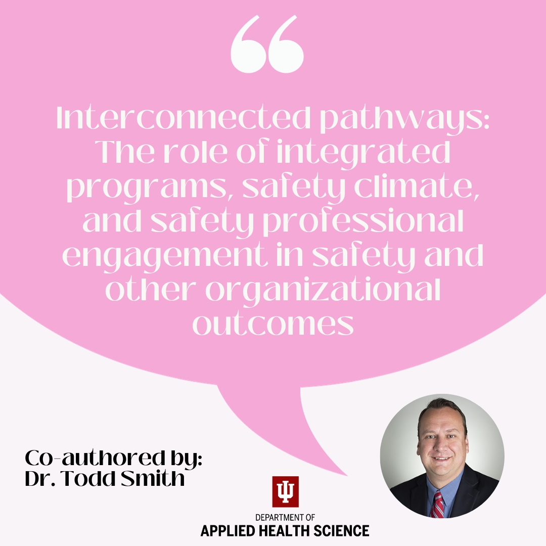 IU_AHS's tweet image. Check out this new publication co-authored by Dr. Todd Smith, associate professor in the Department of Applied Health Science!

Click here to read: pubmed.ncbi.nlm.nih.gov/37718056/

#IU #IntegratedPrograms #Bloomington