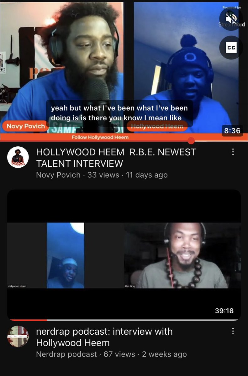 HollyWoodHeemTv's tweet photo. Two Latest Interviews Out Now ‼️
#IntakeOva #Intake2 #HollywoodHeem #RBE
@Blackgodcomics @NovDaBeast https://t.co/xBJUtdocxS