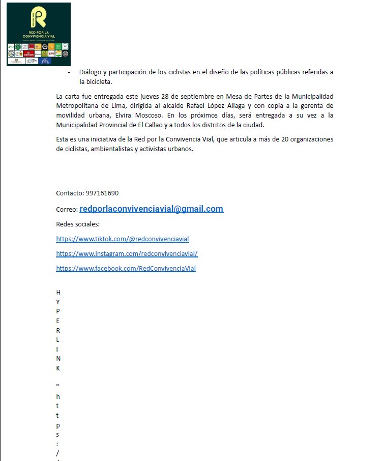 Epicentro_TV's tweet photo. 🚨 Más de 14 mil ciclistas entregan carta a municipios de Lima y Callao exigiendo más y mejores ciclovías. https://t.co/QiQ37icNuF
