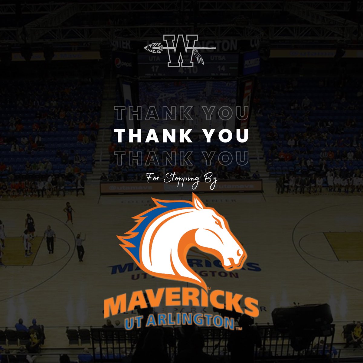 Thank you @sean_stout & @UTAMavsMBB for stopping by today!