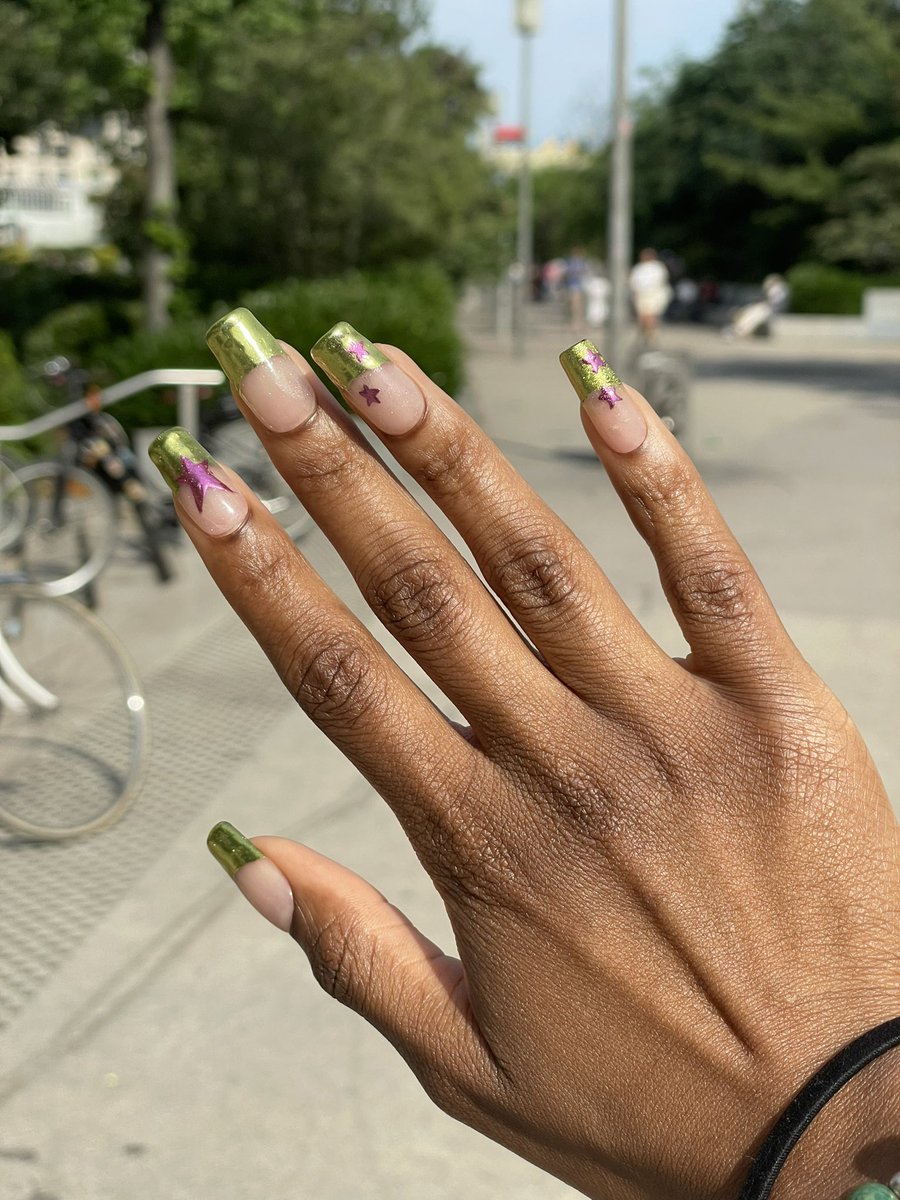 this summer i was in a silly, goofy mood and decided to get licensed as a nail tech! 

if you’re in NY and want to get your nails done hmu over at <a href="/lamainicurenail/">la mainicure nail studio</a> 

i do gel press-ons too 💅🏾💜