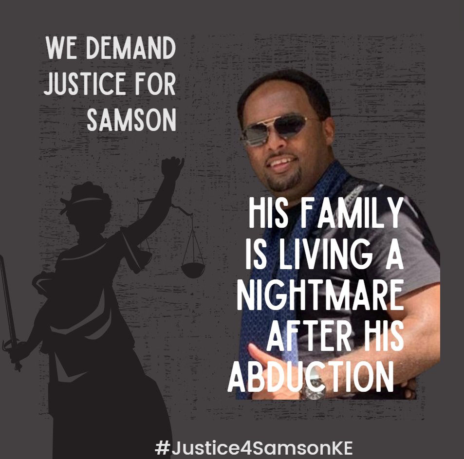 Families continue to suffer, and hope fades with every passing day. This is not just Samson's fight; it's a fight for justice and human rights. 🌍 We stand with Samson and his family in demanding answers. #Justice4SamsonKE <a href="/WilliamsRuto/">William Samoei Ruto, PhD</a> <a href="/DCI_Kenya/">DCI KENYA</a> <a href="/BBCWorld/">BBC News (World)</a> <a href="/hrw/">Human Rights Watch</a>