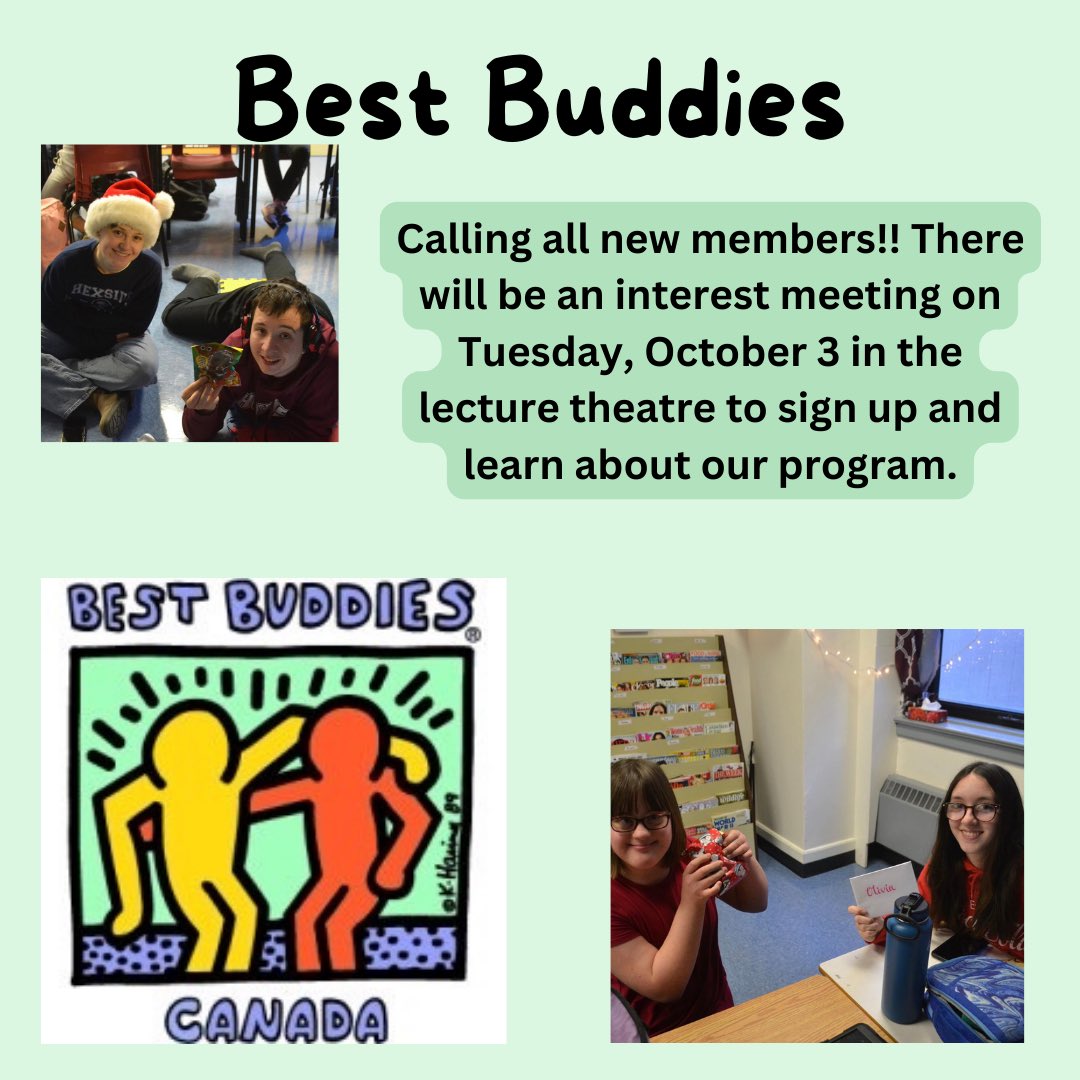 🎈🤩 HV is looking for some new Best Buddies! Join this program that promotes friendships between individuals living with and without intellectual disabilities, developmental disabilities, and Autism Spectrum Disorder. 🤩🎈