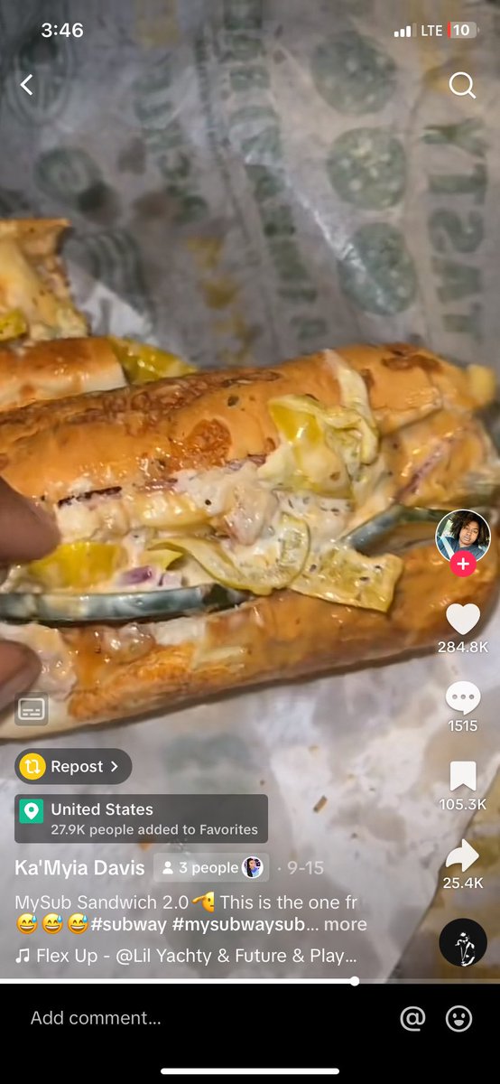 nuneeedadoll's tweet photo. Tried this sandwhich off tiktok 10/10 go get ts with jalapeño chips 😘🤌🏽 https://t.co/nKlKxqaxQd