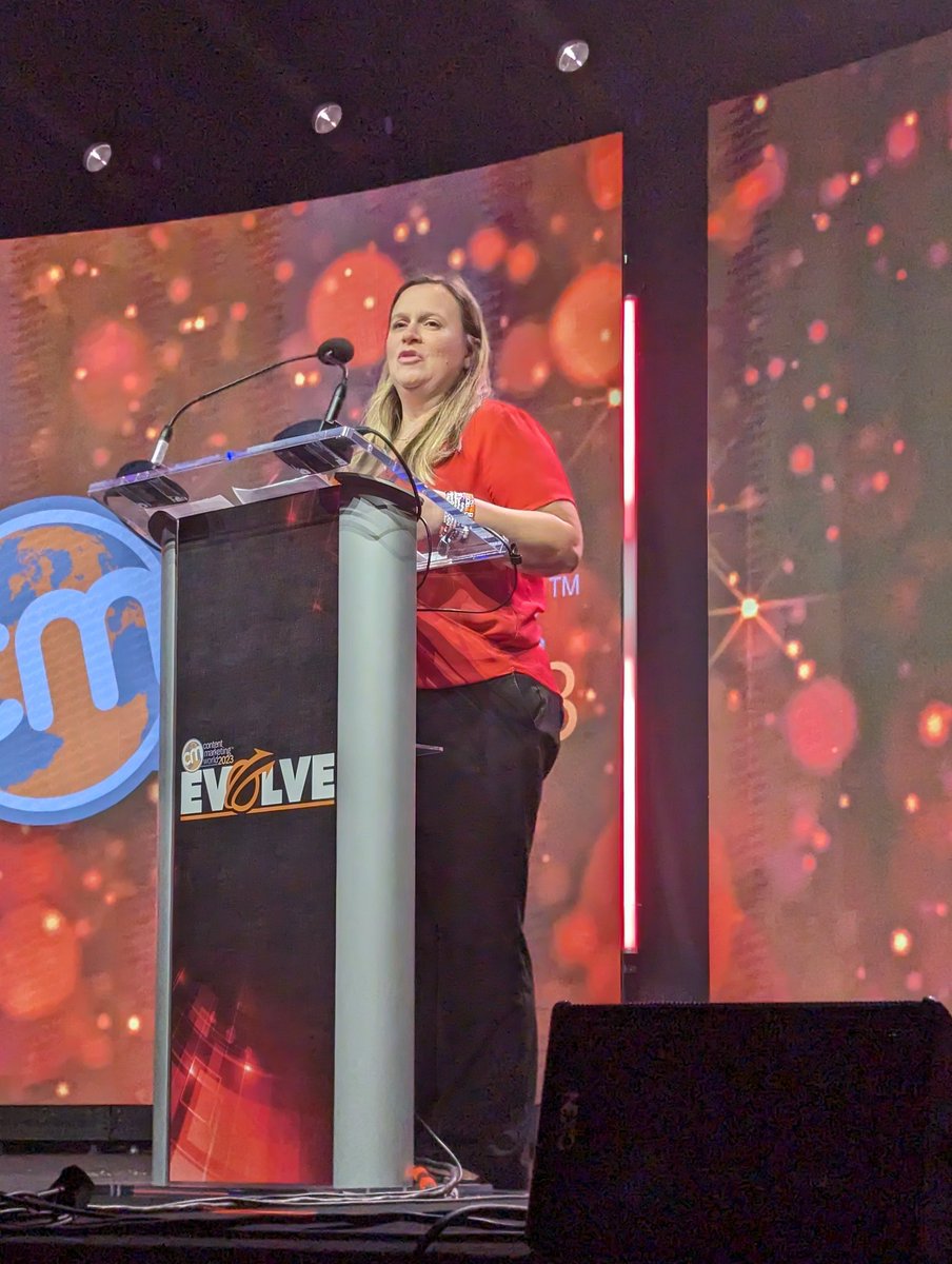 Huge congrats to @amylonghorn for being named the 2023 @CMIContent Community Champion of the Year. #CMWorld