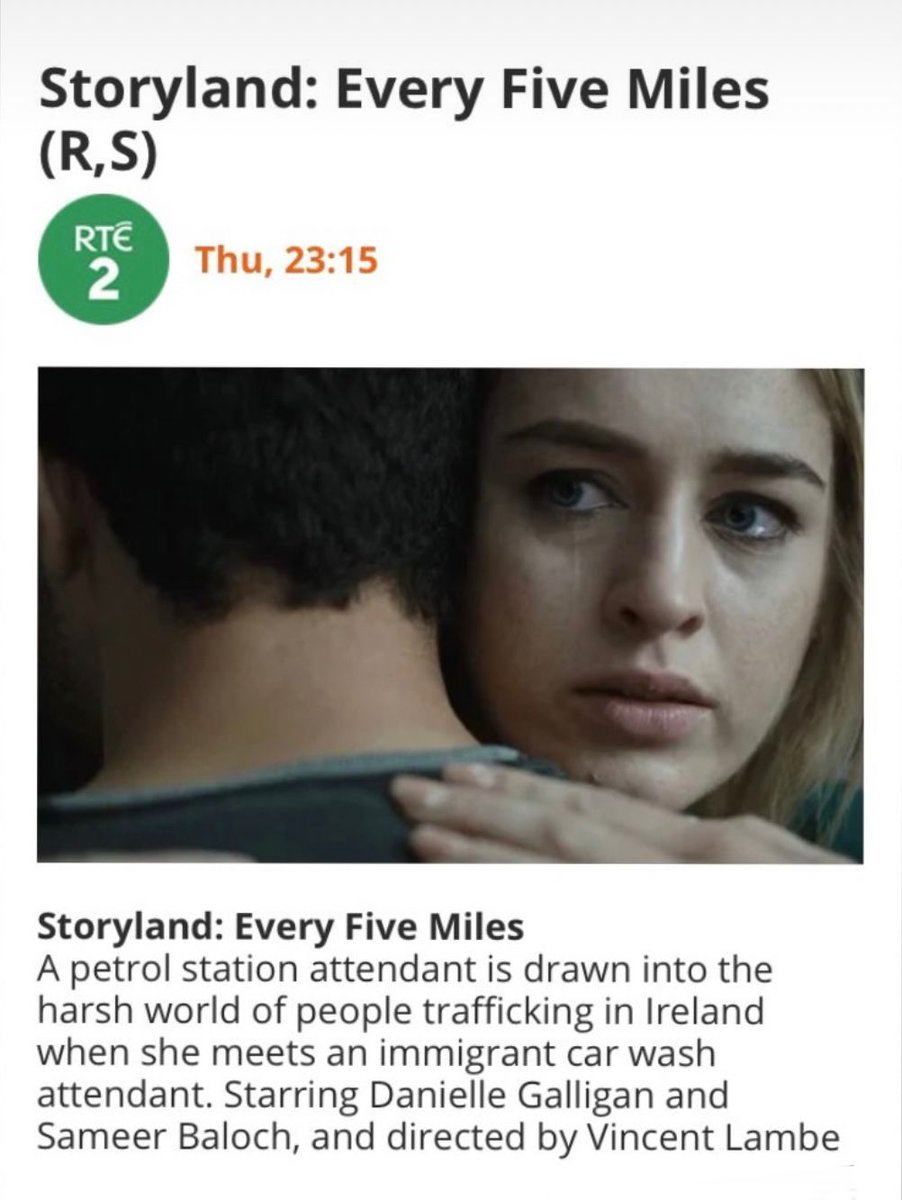 SineadCollopy's tweet photo. Chance to catch Every Five Miles tonight on RTE One https://t.co/PzwYFpV9AK