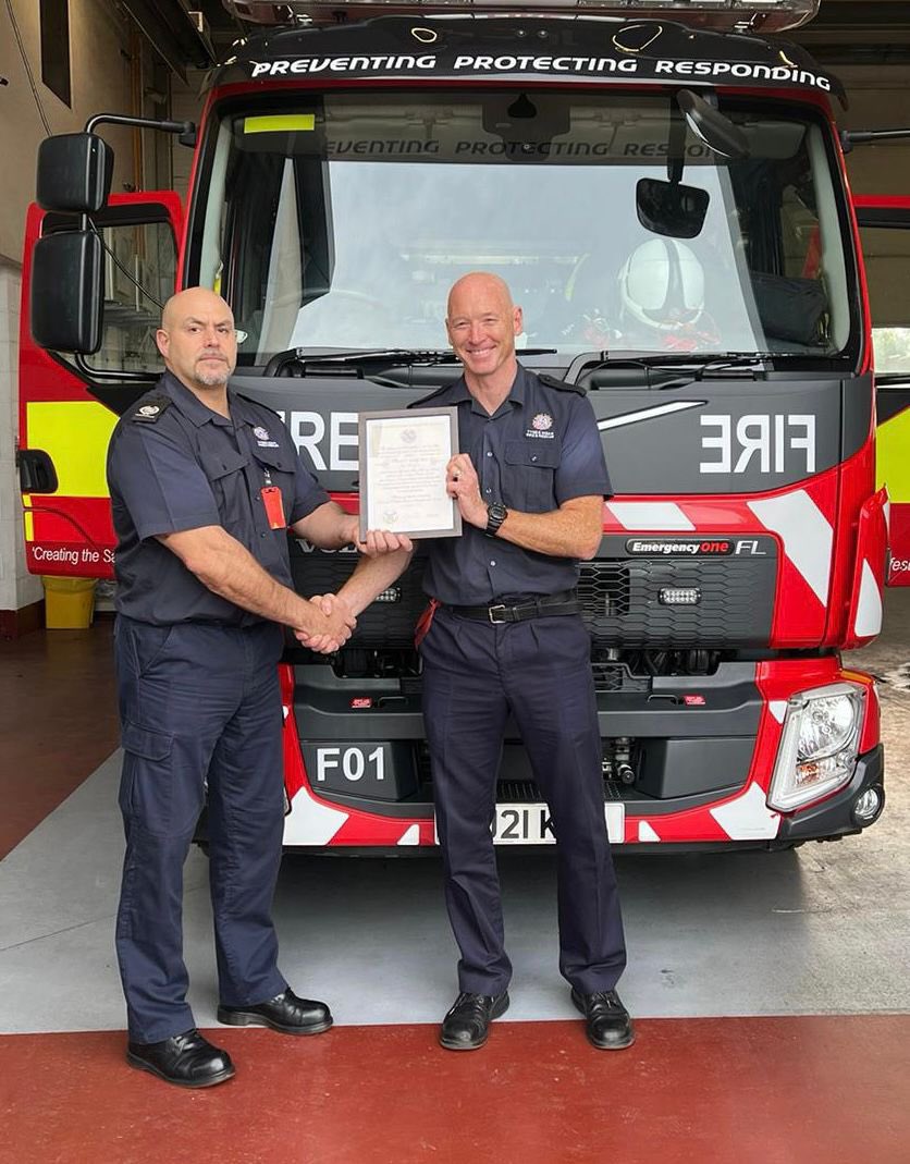 Congratulations to Ff Paul Blackett who finished his last shift this morning at Byker Fire Station after 30years service. Paul we wish you a long, happy and healthy retirement.