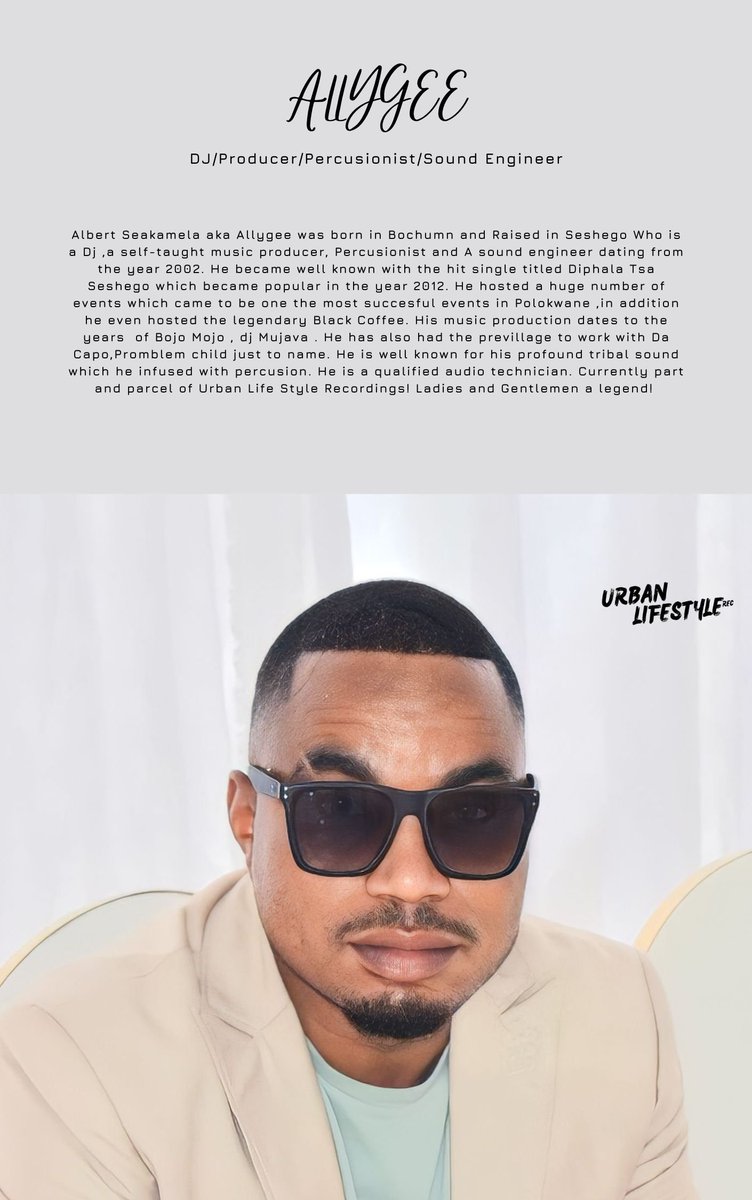 Rony_M_Official's tweet photo. 🚨🚨🚨Artist Reveal!!! 
We Present The Legendary @AllyGeeDrumast1 @AlbertNakedi

🎚🎶Allygee - Back To Basics  (Original)

💃🎹Kings Of The North Vol 2 Out Now!!!!

https://t.co/I3zIHfWBNp

For Bookings and inquiries :+27 79 683 6322

#urbanlifestylerec #WeAreTheFuture https://t.co/K1JNnzw1eU