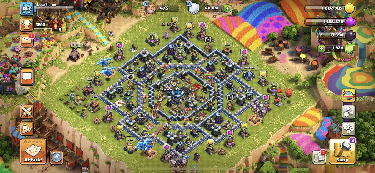 Bo_EedMan's tweet photo. Iโve been playing clash of clans since 2010. Im 26 now and hereโs what my base looks like. #youdig #sexappeal https://t.co/T7RPcnM4fK