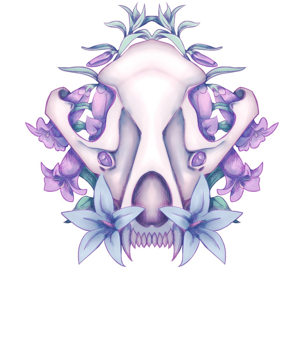 SummitOfEverest's tweet photo. I do really like skulls and flowers together https://t.co/xA123ba3eN