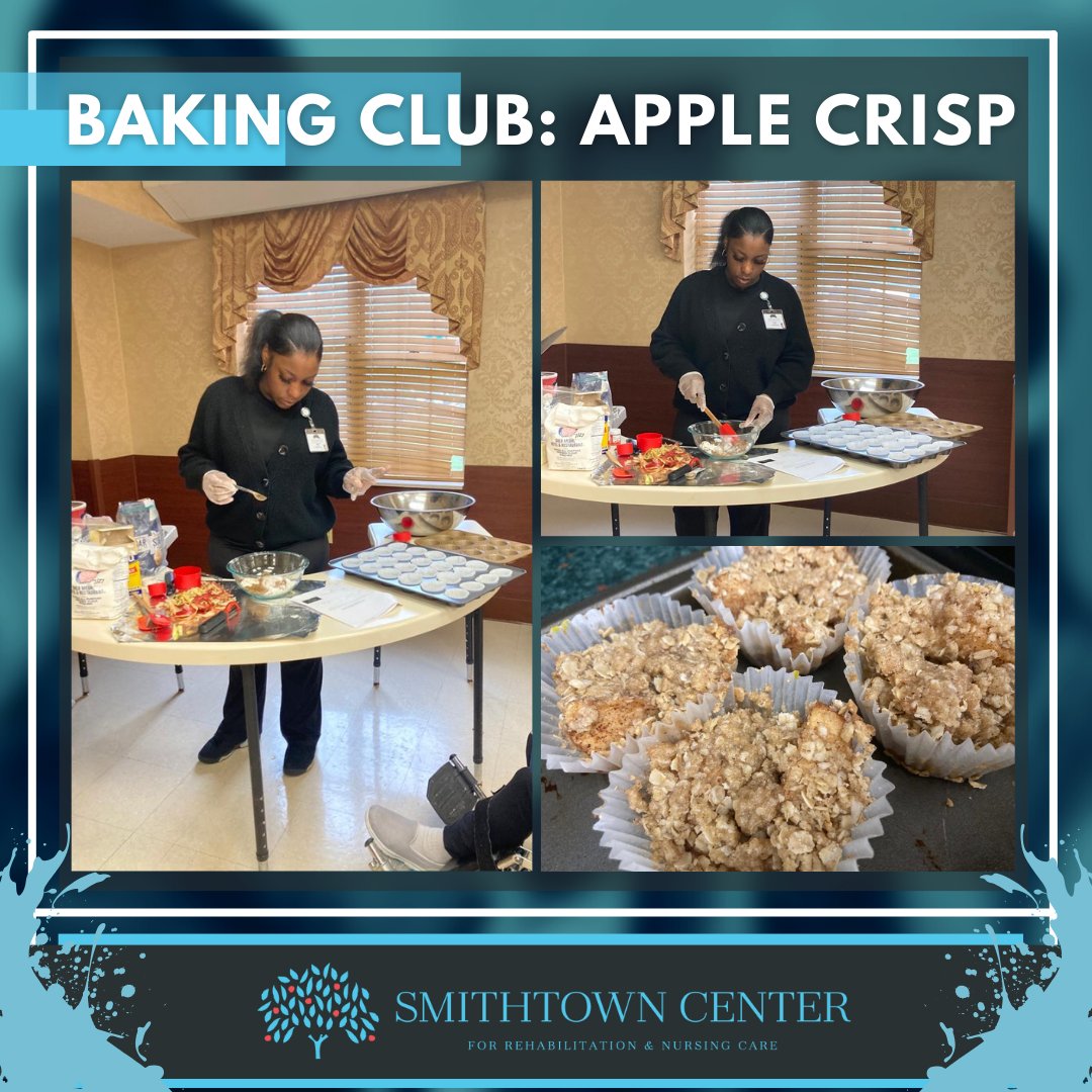 smithtowncenter's tweet image. The sweet aroma of freshly baked Apple Crisp fills the air!🍏🍎 

Our Baking Club has outdone themselves with this scrumptious treat. Who's ready for a bite? 

#BakingClub #AppleCrisp #DeliciousTreats #AutumnFlavors