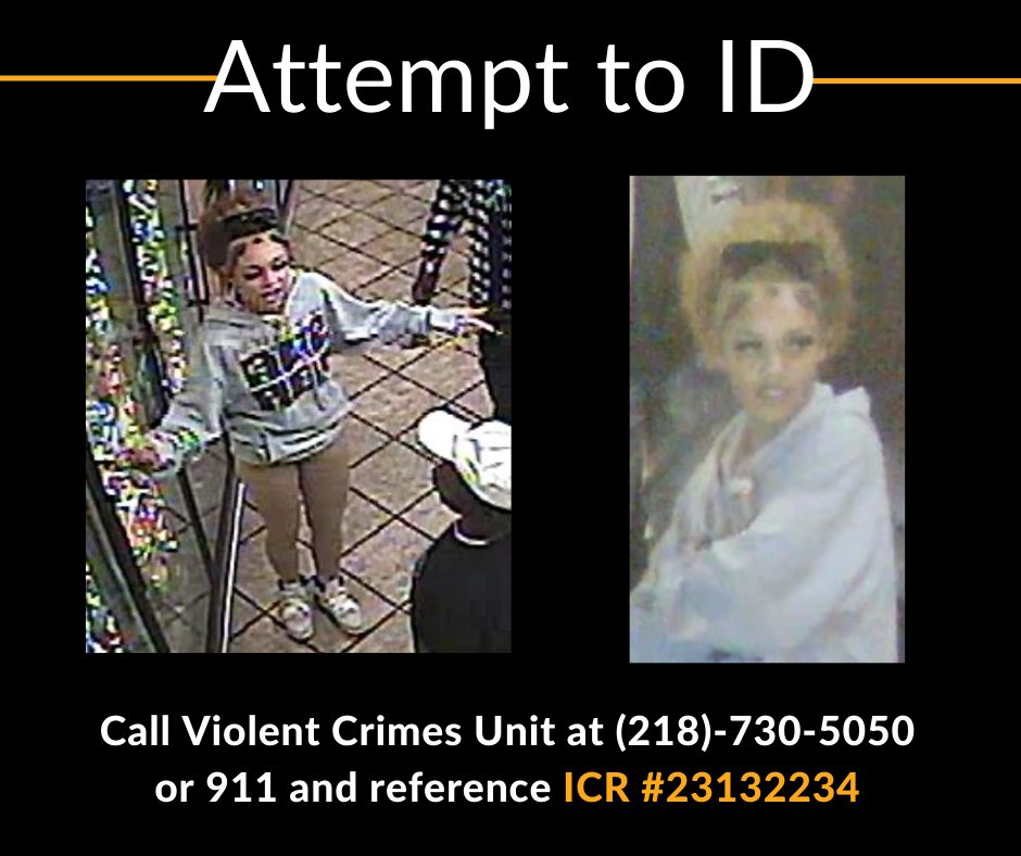 DuluthMNPolice's tweet photo. DPD is seeking the public’s assistance in identifying the individual in the below photo. The individual is a suspect in an assault that occurred on September 9, in the area of 1st Ave W and W 1st St.
If you have any information, call the Violent Crimes Unit at (218)-730-5050. https://t.co/VKZGkZWtOp
