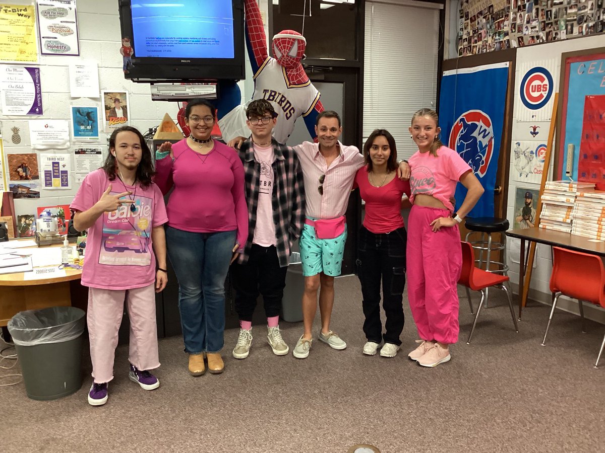 Mr_Huseth's tweet photo. Barbie and Ken day was great! #HOCO2023 https://t.co/aQdOhCF6WS