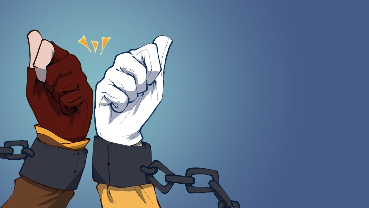 If you enjoyed the hand sketches from WIP Wednesday, I have great news. They're done!

This image will make up the thumbnail for last Saturday's dnd session when it goes up on youtube. Subscribe over there to see it later!

Nothing says "good job" like a lil fist bump.