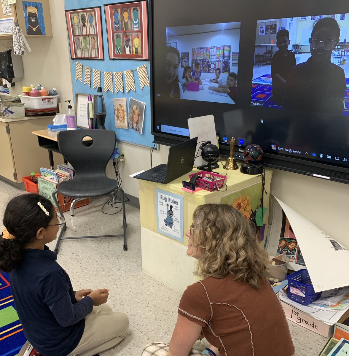 ECES students helping students in Costa Rica practice speaking in English <a href="/PikeSchools/">Pike Twnshp Schools</a> <a href="/ECES_Pike/">Eagle Creek Elem</a> <a href="/FulbrightTeach/">Fulbright Teacher Exchanges</a> <a href="/IREXintl/">TEAM ALFA SEC</a>