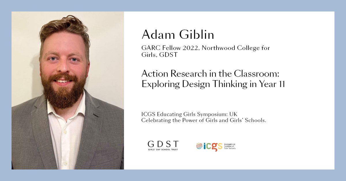 Today I’m excited to be at <a href="/girlsschools/">International Coalition of Girls' Schools</a> first UK Symposium. I am presenting on Design Thinking and Advocacy. @gdst #WhereGirlsLearnWithoutLimits #GDST #GirlsFutures #GDSTdifference #girlsschools #girlseducation